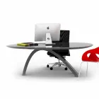 Tabela / tavolina me zyrë projektuesi Jatz II e bërë në Itali Viadurini