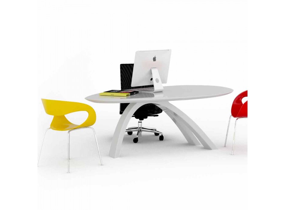 Tabela / tavolina me zyrë projektuesi Jatz II e bërë në Itali Viadurini