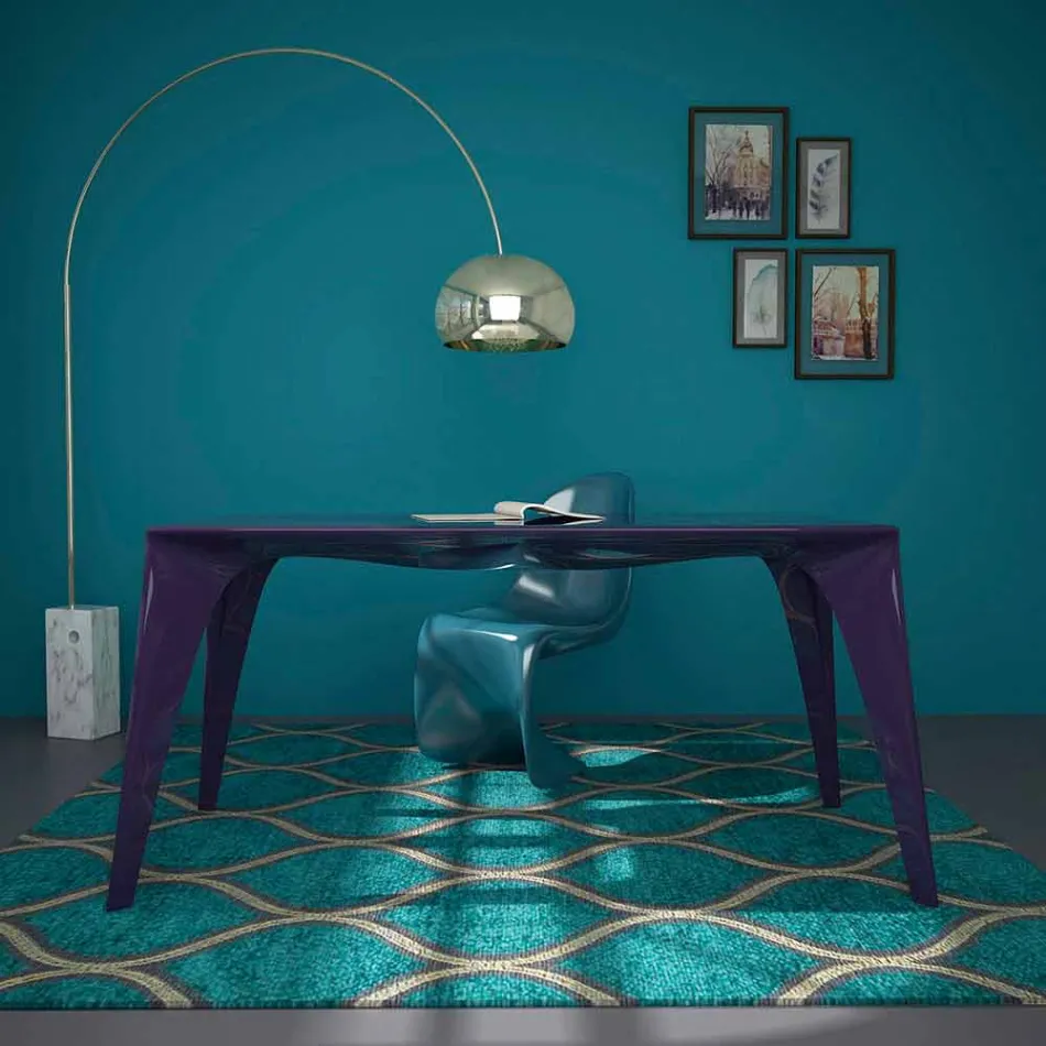 Tavolina e tavolinës së dizajnit modern të prodhuar në Itali, Pomarolo Viadurini