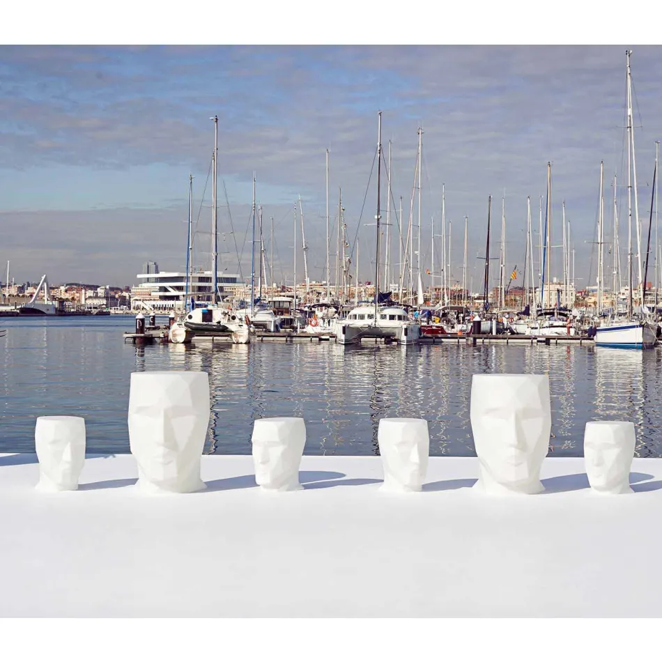 Adan by Vondom design tryezë / stol në natyrë, në polietileni Viadurini