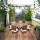 Tabela e rrumbullakët ngrënie e rrumbullakët e brendshme / e jashtme Tabela e vërtetë, dizajn modern Viadurini