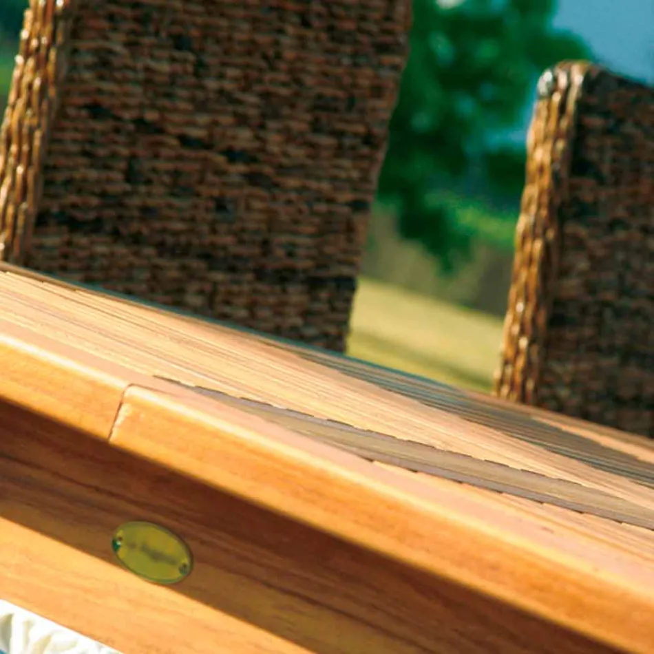 Tabela e rrumbullakët ngrënie e rrumbullakët e brendshme / e jashtme Tabela e vërtetë, dizajn modern Viadurini