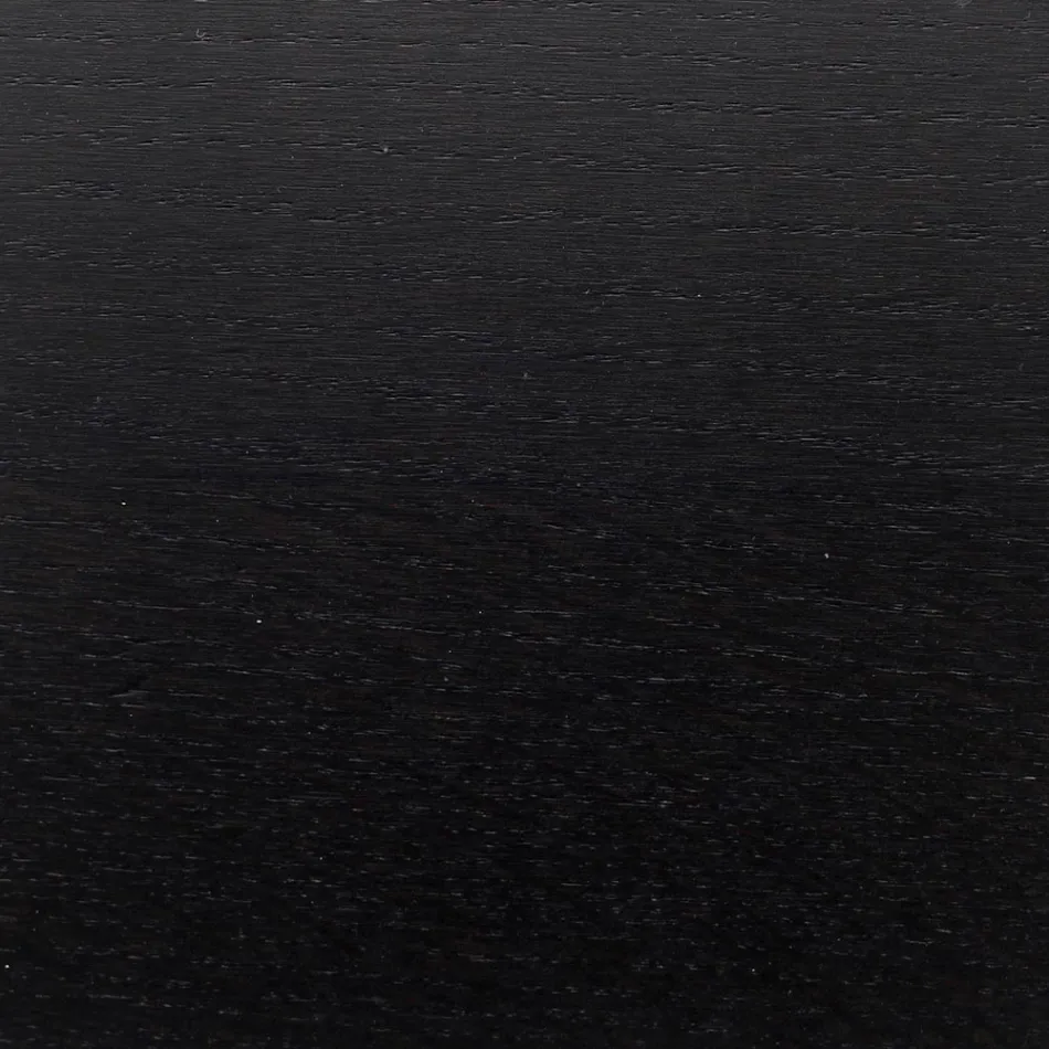 Tavolinë tulipani Eero Saarinen H 73 Oval në lis me njolla të zeza Made in Italy - Scarlet Viadurini