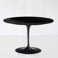 Tavolinë Tulip Eero Saarinen me laminat të zi të lëngshëm MDF Top H 73 - Scarlet