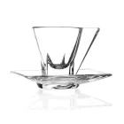 Filxhanë kafeje kristal transparent ose me ngjyrë 12 copë - Amalgam Viadurini