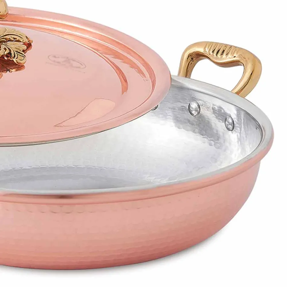 Tigan bakri i konservuar me dizajn të rrumbullakët me kapak 20 cm - Mariastella Viadurini