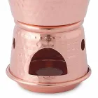 Tava e salcës së bakrit të konservuar me doreza dhe bazament 14 cm - Gianmatteo Viadurini