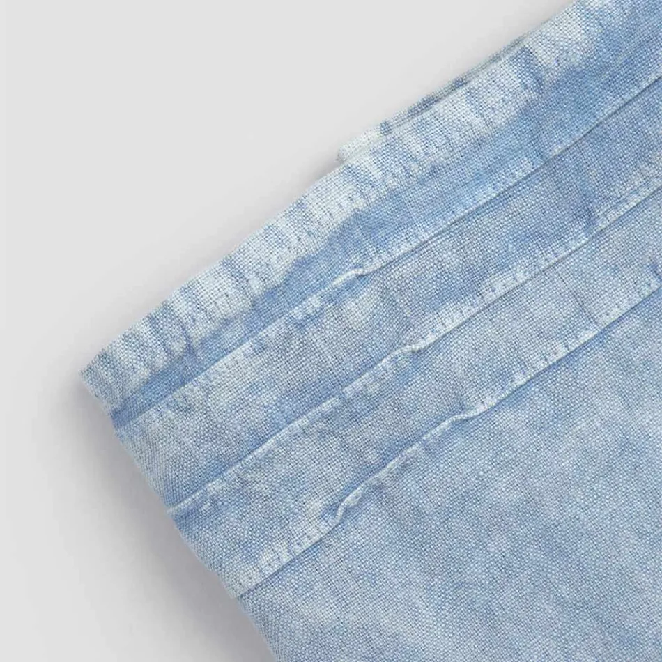 Peshqir banjoje prej liri të rëndë blu me dizajn luksoz - Jojoba Viadurini