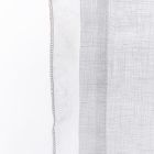 Perde qelqi me garzë prej liri dhe Organza e bardhë dizajn elegant - tapiokë Viadurini