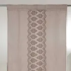 Perde prej liri e lehtë me organza dhe qëndisje gotike në qendrën luksoze - Marinella Viadurini