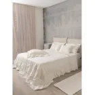 Perde prej liri e lehtë me organza dhe qëndisje gotike në qendrën luksoze - Marinella Viadurini