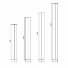 Radiator banjo me dizajn modern me mur hidraulik deri në 840 Watt - Ottolungo Viadurini