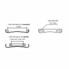 Radiatori vertikal i dizajnit hidraulik në alumin deri në 1061 Watt - i përkulur Viadurini