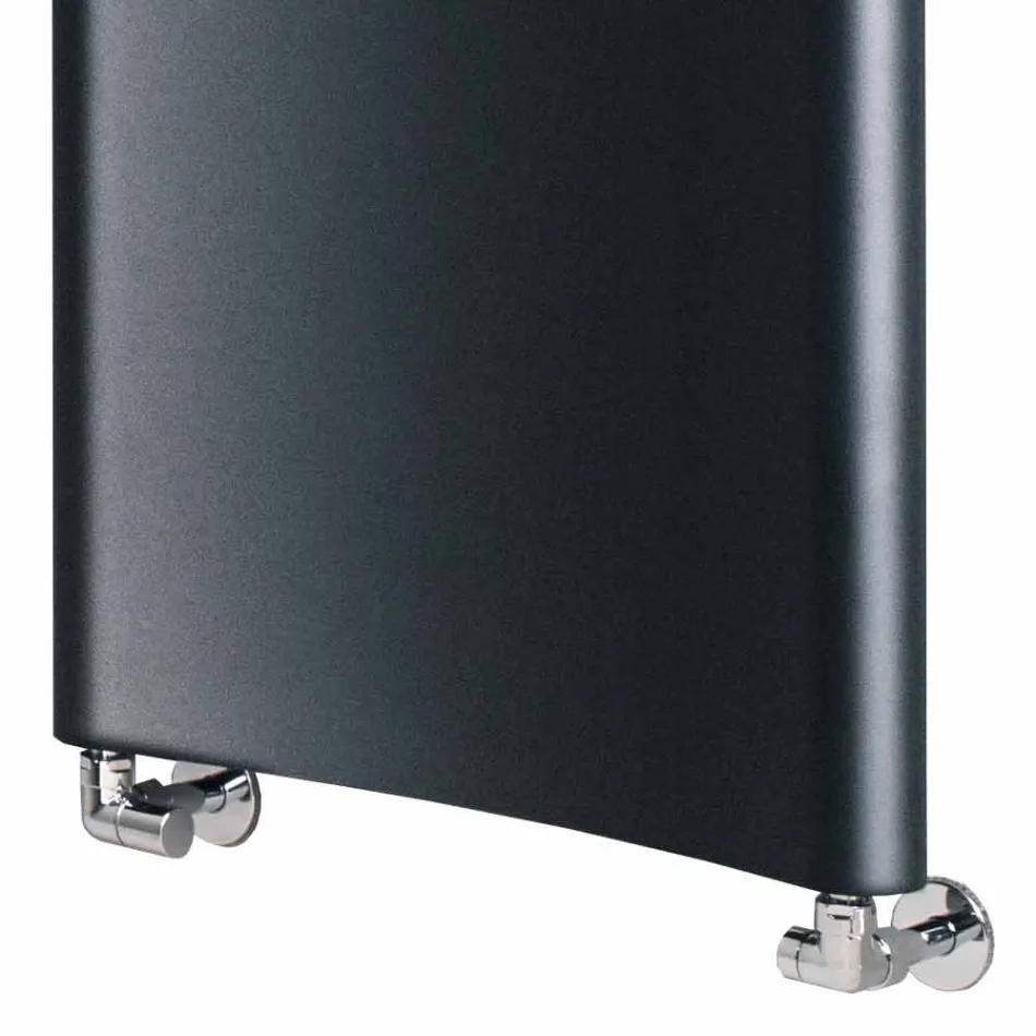 Radiatori vertikal i dizajnit hidraulik në alumin deri në 1061 Watt - i përkulur Viadurini