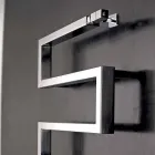 Imitim termik elektrik modern i kromuar Snake nga Scirocco H Viadurini