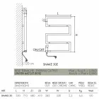Radiator elektrik Chrome Snake nga Scirocco H, dizajn modern Viadurini