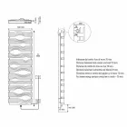 Projektoni Radiatorin Elektrik për Sallonin ose Banjën me shkëlqim 1000 W të Led Viadurini