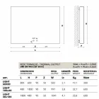 Dizajn termik i dizajnit elektrik, mbulesa çeliku, Scirocco H Light Viadurini