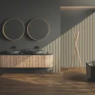 Radiator elektrik çeliku me këmbë të lirë - Pemë Viadurini