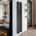 Radiator elektrik në çelik karboni me dy përfundime të prodhuara në Itali - Ember Viadurini