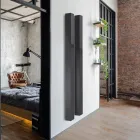 Radiator elektrik në çelik karboni me dy përfundime të prodhuara në Itali - Ember Viadurini