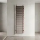 Radiator elektrik në çelik karboni, kafe dhe bakër, i prodhuar në Itali - Ignis Viadurini
