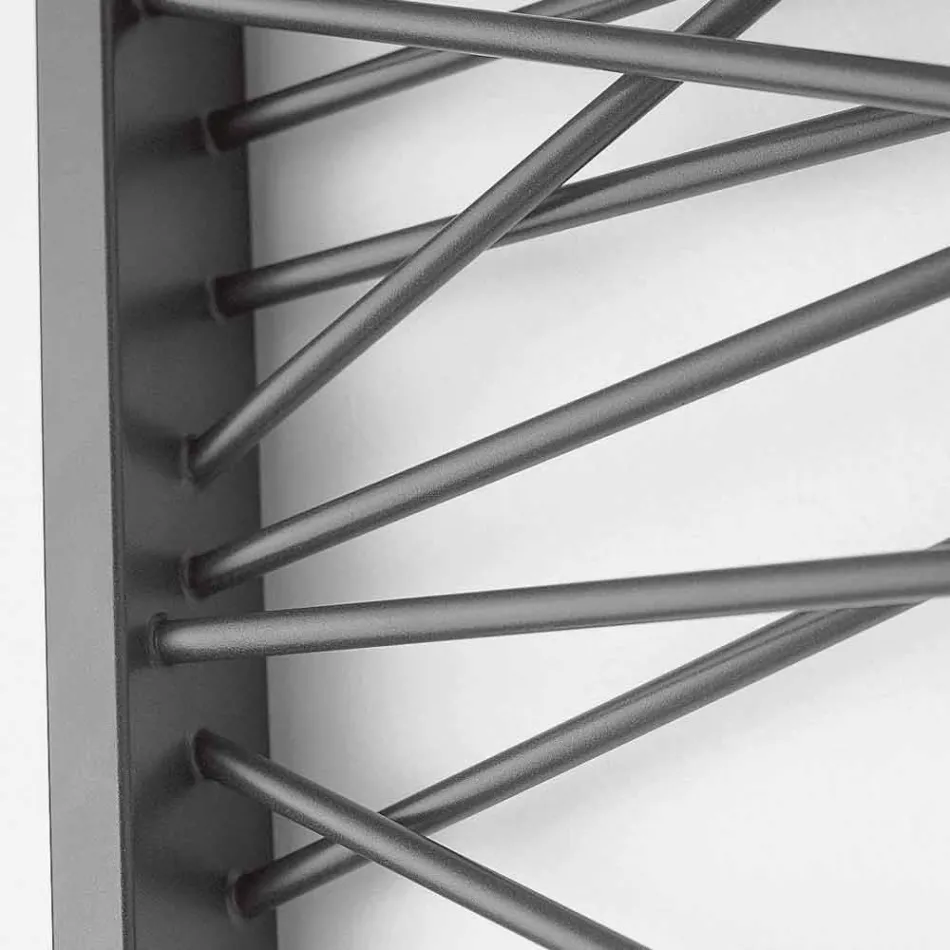 Ngrohje elektrike prej çeliku, stili metropolitik Mikado Scirocco H Viadurini