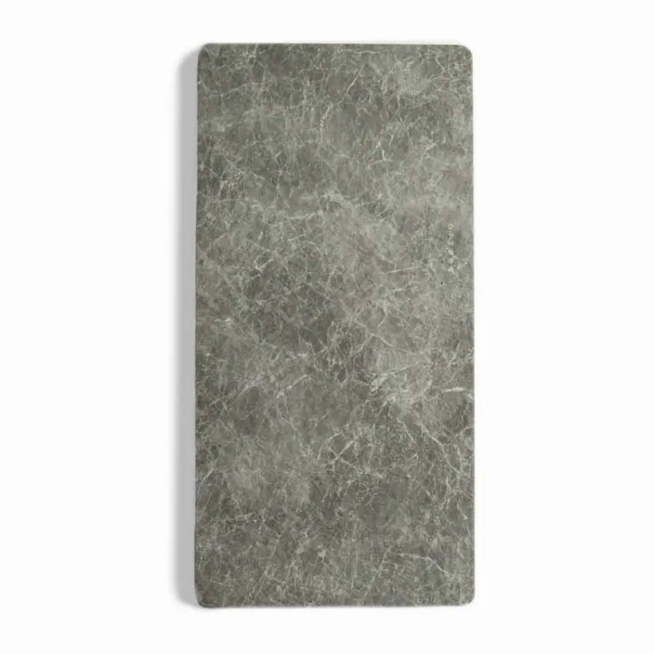 Radiator elektrik me temperaturë qelqi me përfundim guri Jonny Viadurini