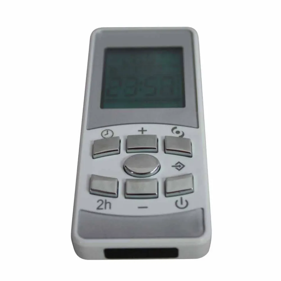 Radiator elektrik me temperaturë qelqi me përfundim guri Jonny Viadurini