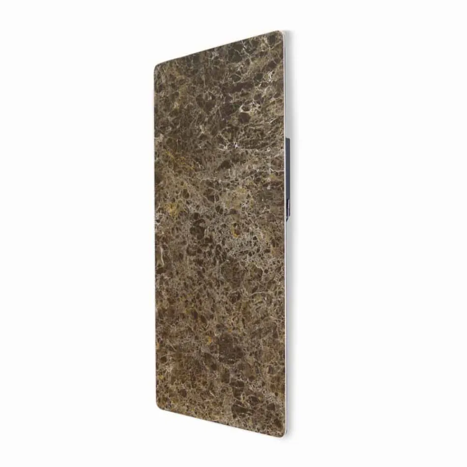 Radiator elektrik me temperaturë qelqi me përfundim guri Jonny Viadurini