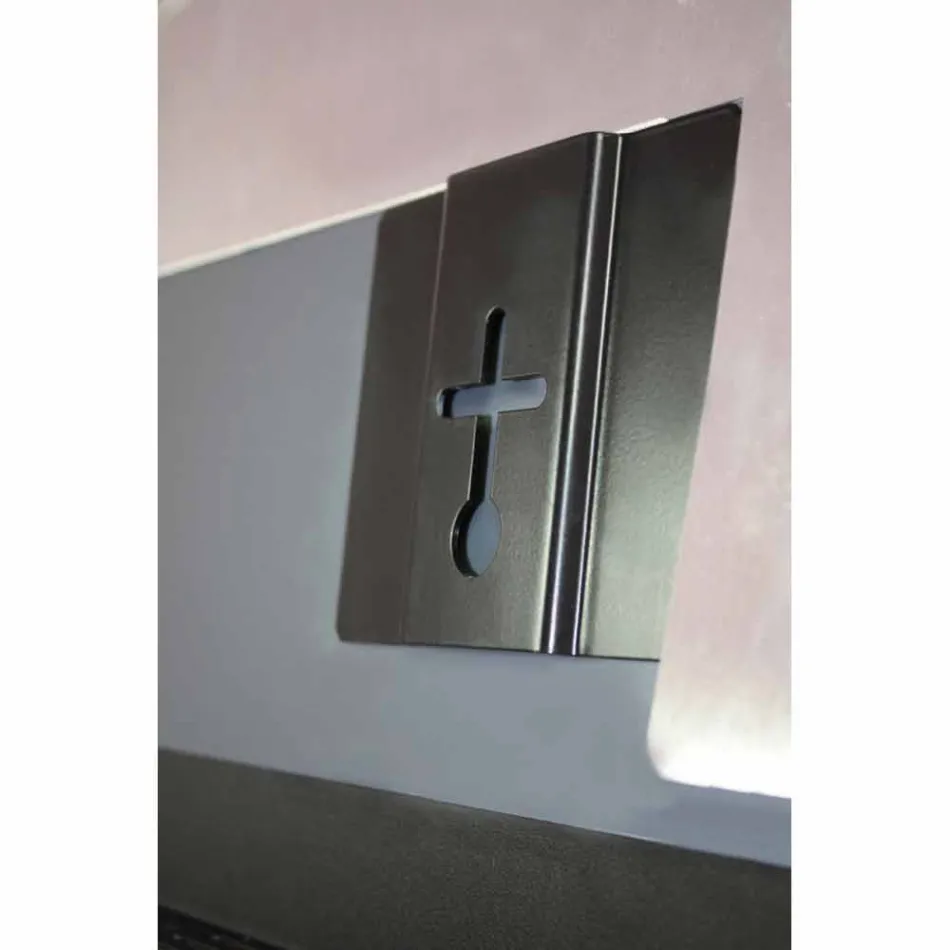 Radiator elektrik me temperaturë qelqi me përfundim guri Jonny Viadurini