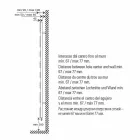 Projektim modern Radiator elektrik i montuar në mur për banjo 400 W - Pallua Viadurini