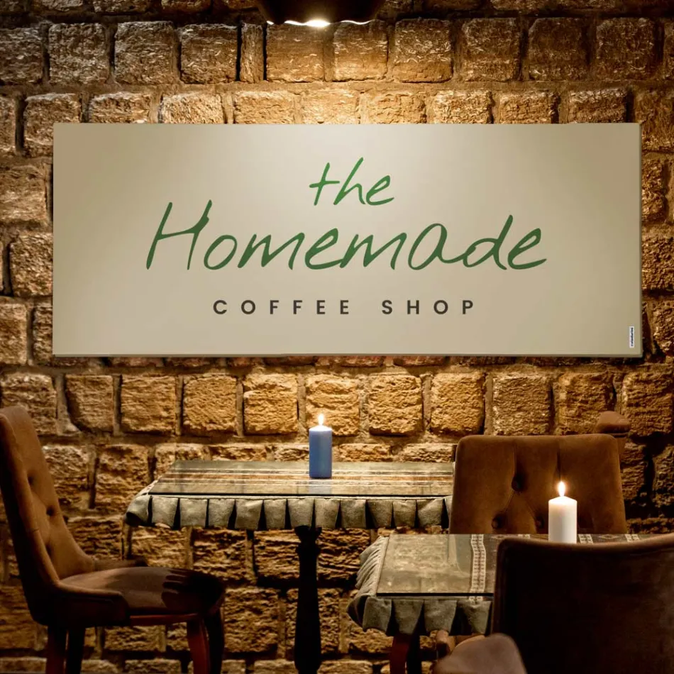 Radiator elektrik i personalizueshëm në pluhur mermeri Prodhuar në Itali - Lineep Viadurini