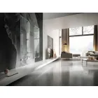 Radiator me dizajn elektrik në xham transparent Star i prodhuar në Itali Viadurini