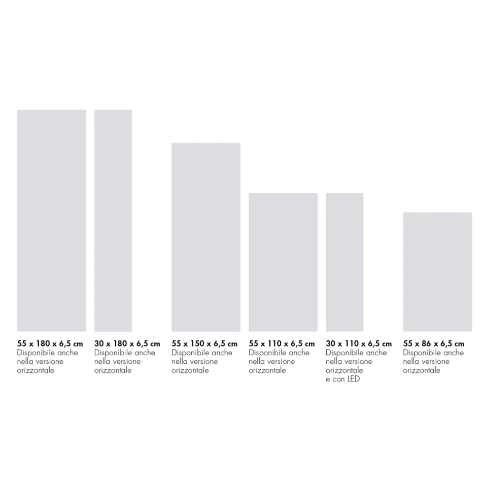 Radiator hibrid i personalizueshëm në pluhur mermeri Prodhuar në Itali - Lineep Viadurini