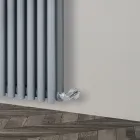 Radiator hidraulik me kolektor horizontal dhe tuba vertikal - Colomba Viadurini