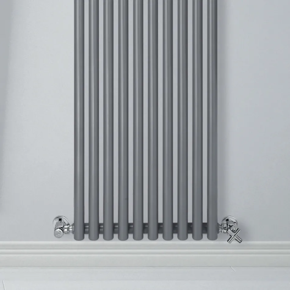Radiator hidraulik me kolektor horizontal ne çelik karbon - qershi Viadurini