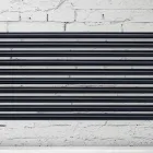 Radiator hidraulik me kolektor vertikal dhe tuba horizontal - Kompozuar Viadurini