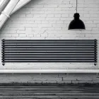 Radiator hidraulik me kolektor vertikal dhe tuba horizontal - Kompozuar Viadurini