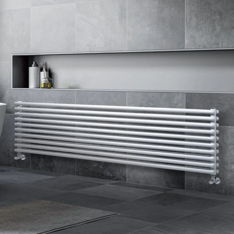 Radiator Hidraulik me Seri Dyfishe Elementesh Horizontale Prodhuar ne Itali - Strega Viadurini