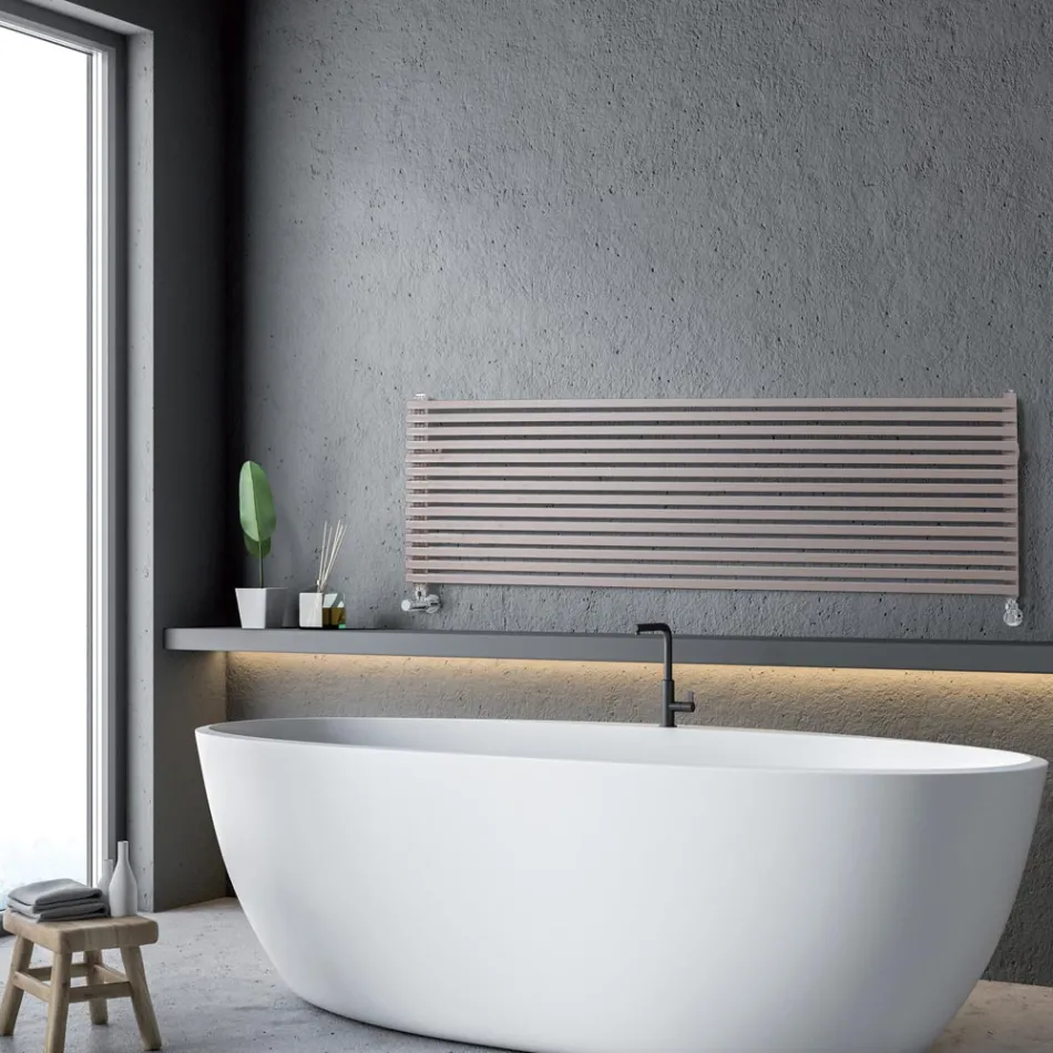 Radiator Hidraulik me Elemente Seksioni Një Katror Prodhuar në Itali - Nougat Viadurini