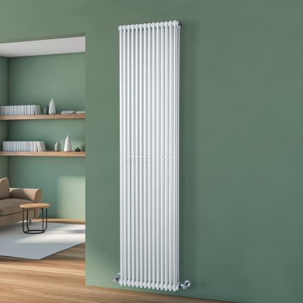 Radiator Hidraulik me Set të Trefishtë Elementësh Vertikalë Prodhuar në Itali - Cenci Viadurini
