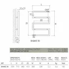 Radiator hidraulik kromi Snake nga Scirocco H, dizajn modern Viadurini