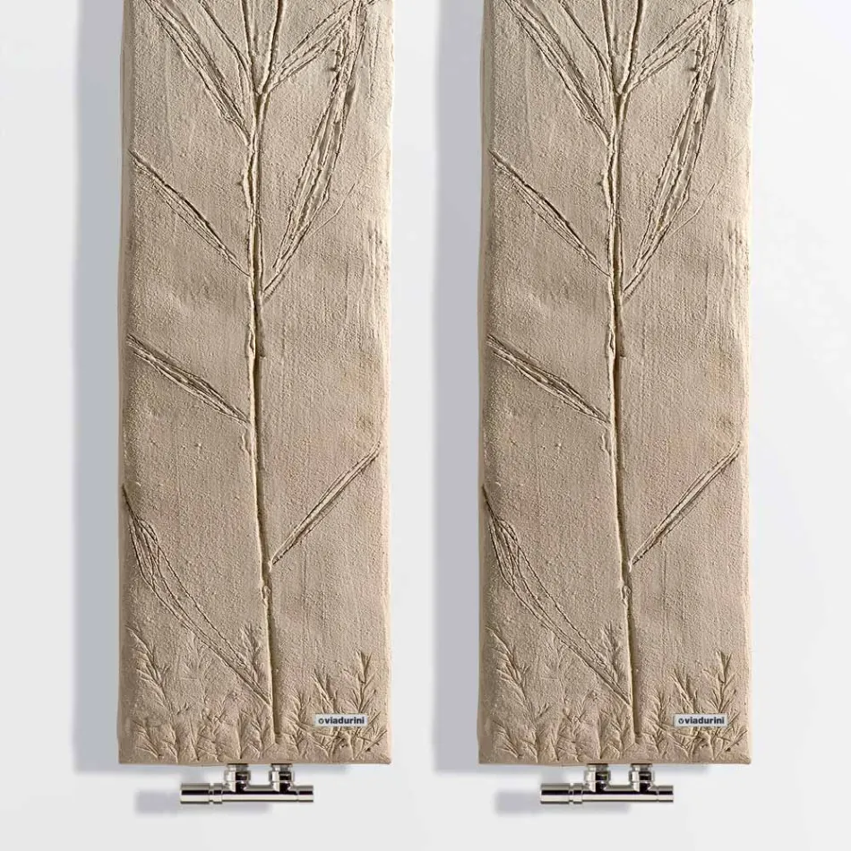 Radiator hidraulik deri në 480 Watt në pluhur mermeri italian - Naturae Viadurini