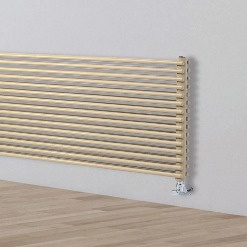 Radiator Hidraulik në Çelik me Seksion të Dyfishtë të Elementeve Made in Italy - Pod Viadurini