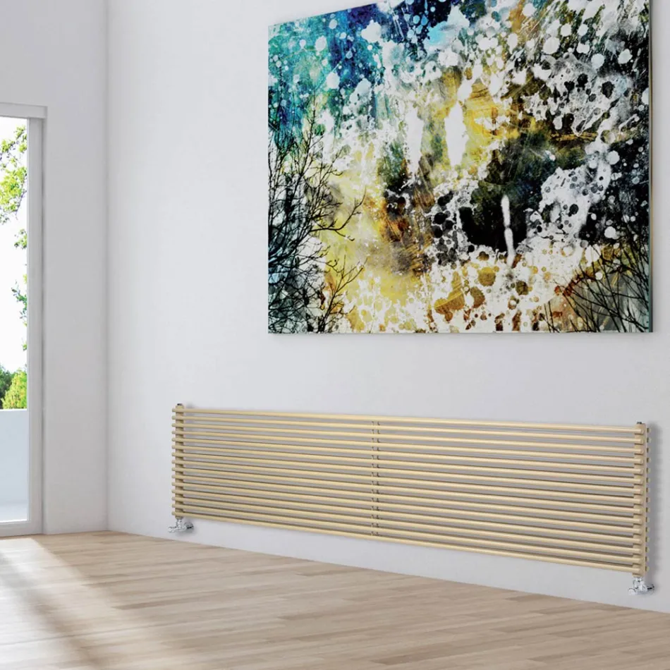Radiator Hidraulik në Çelik me Seksion të Dyfishtë të Elementeve Made in Italy - Pod Viadurini