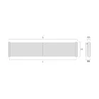 Radiator Hidraulik në Çelik me Seksion të Dyfishtë të Elementeve Made in Italy - Pod Viadurini