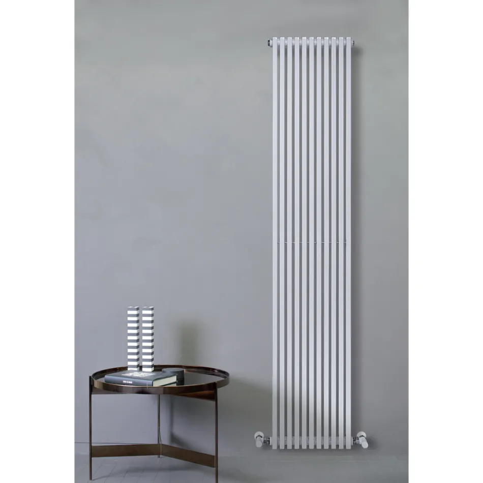 Radiator Hidraulik në Finish të Bardhë Trafiku Çelik Made in Italy - Cup Viadurini