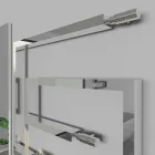 Radiator dekorativ hidraulik në çelik të pandryshkshëm gjarpër nga Scirocco H Viadurini