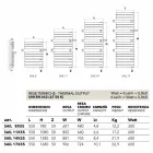 Llambadar i bardhë i lyer me çelik hidraulik të lyer me lesh Sail Scirocco H Viadurini